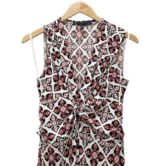 White House Black Market Twist-Detail Printed Knit Maxi Dress Women’s Size Small - Picture 5 of 11